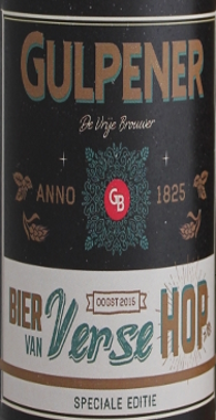 Gulpener Bier van Verse Hop etiket